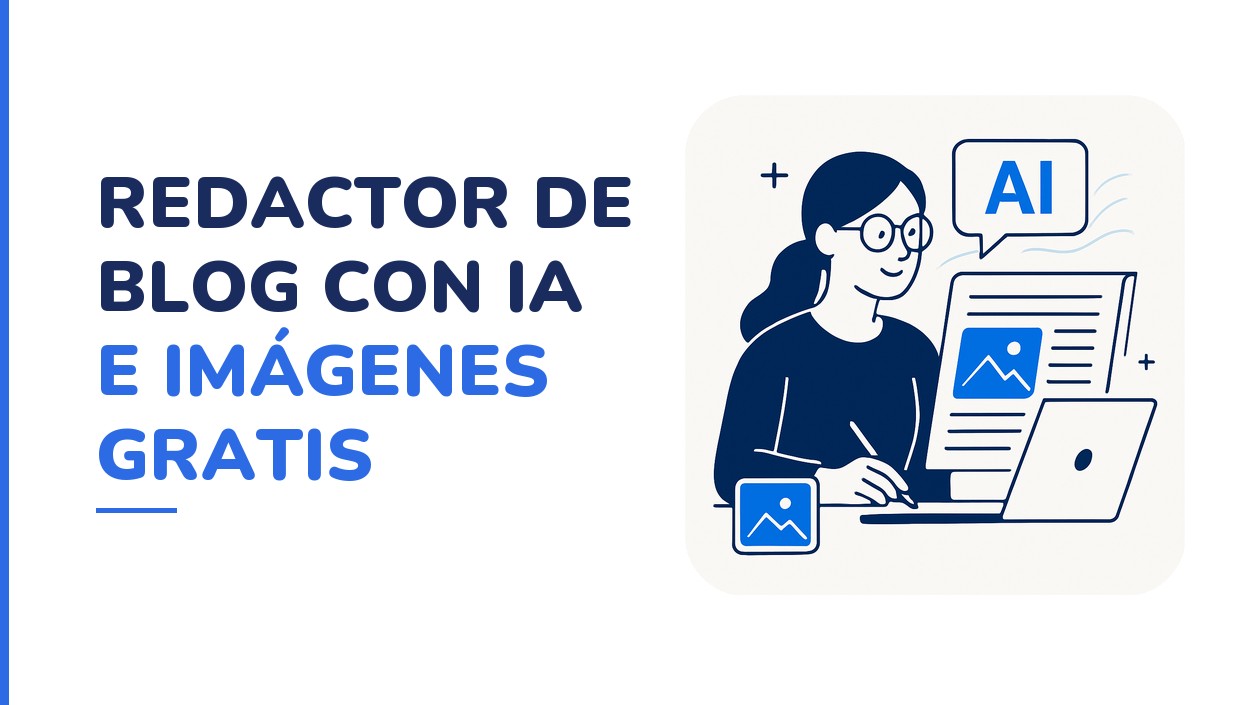 Redactor de blog con IA e imágenes gratis: 5 opciones
